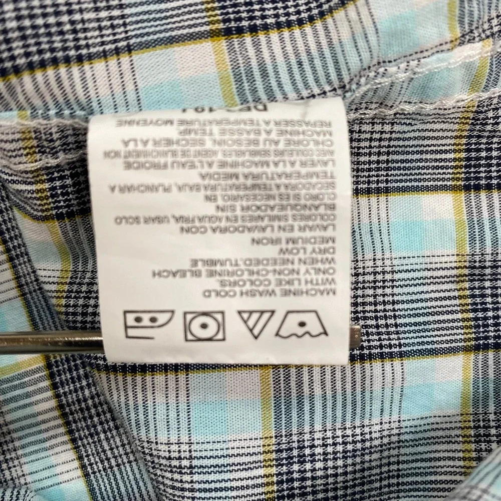 Wrangler 20X Competition‎ Men's Plaid Long Sleeve Snap Front Shirt XL